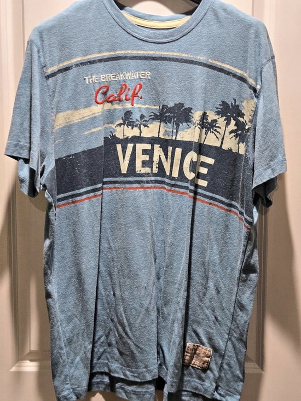 Vintage Old Navy Premium Cali Venice graphic tee Graphic Tee Blue Size XXL